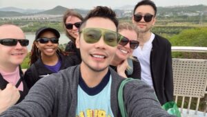 Sunshine Committee Selfie Outdoors