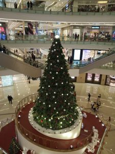 Cartier Christmas tree in Hangzhou