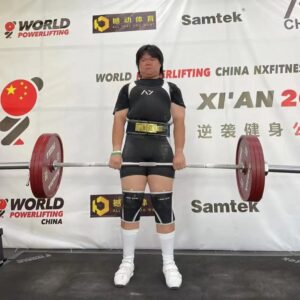 BASIS International School Park Lane Harbour Student at Xi'an Powerlifting Competition