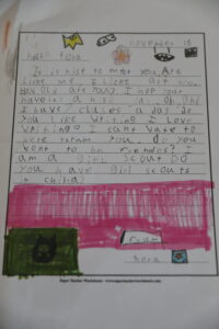 Pen Pal Letter