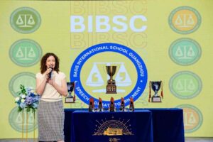 Dr. Erica Smeltzer Speaking at Speech & Debate Championship