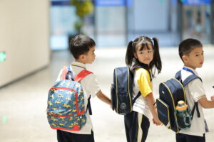 BASIS Bilingual School Guangming students first day