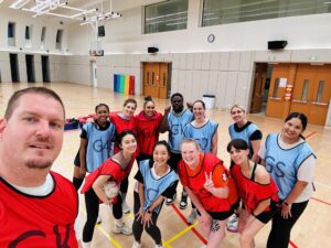 faculty netball group photo