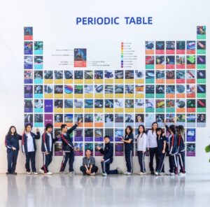 creative cross department art and science project