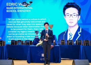 BASIS International & Bilingual Schools • China (BIBS • C) Speech & Debate Championships HS Student of the Year