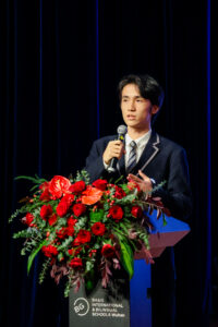 Rising Seniors Presenter, James D.